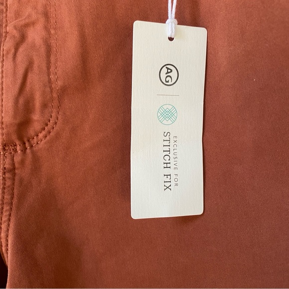 NWT AG Adriano Goldschmeid Farrah Hi Waist Skinny Ankle Jeans Brick Dust… - Picture 9 of 16